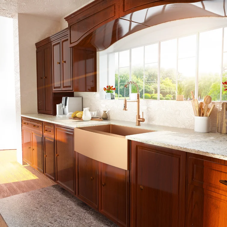 Lordear 36" x 21" Stainless Steel Apron Front Single Bowl Farmhouse Kitchen Sink  from Lordear