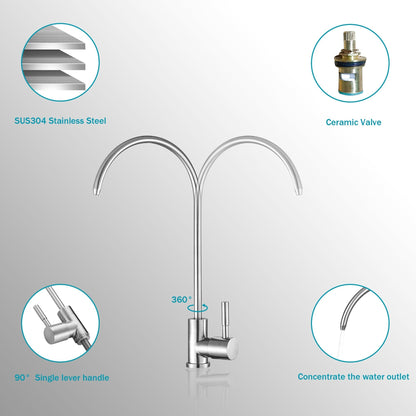 Lordear ‎Brass 360 Degree Rotating Booster Filter Kitchen Faucet  from Lordear