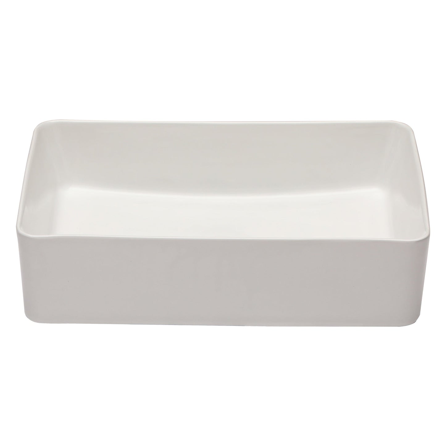 Lordear 21" x 14" White Ceramic Countertop Rectangular Vessel Bathroom Sink  from Lordear