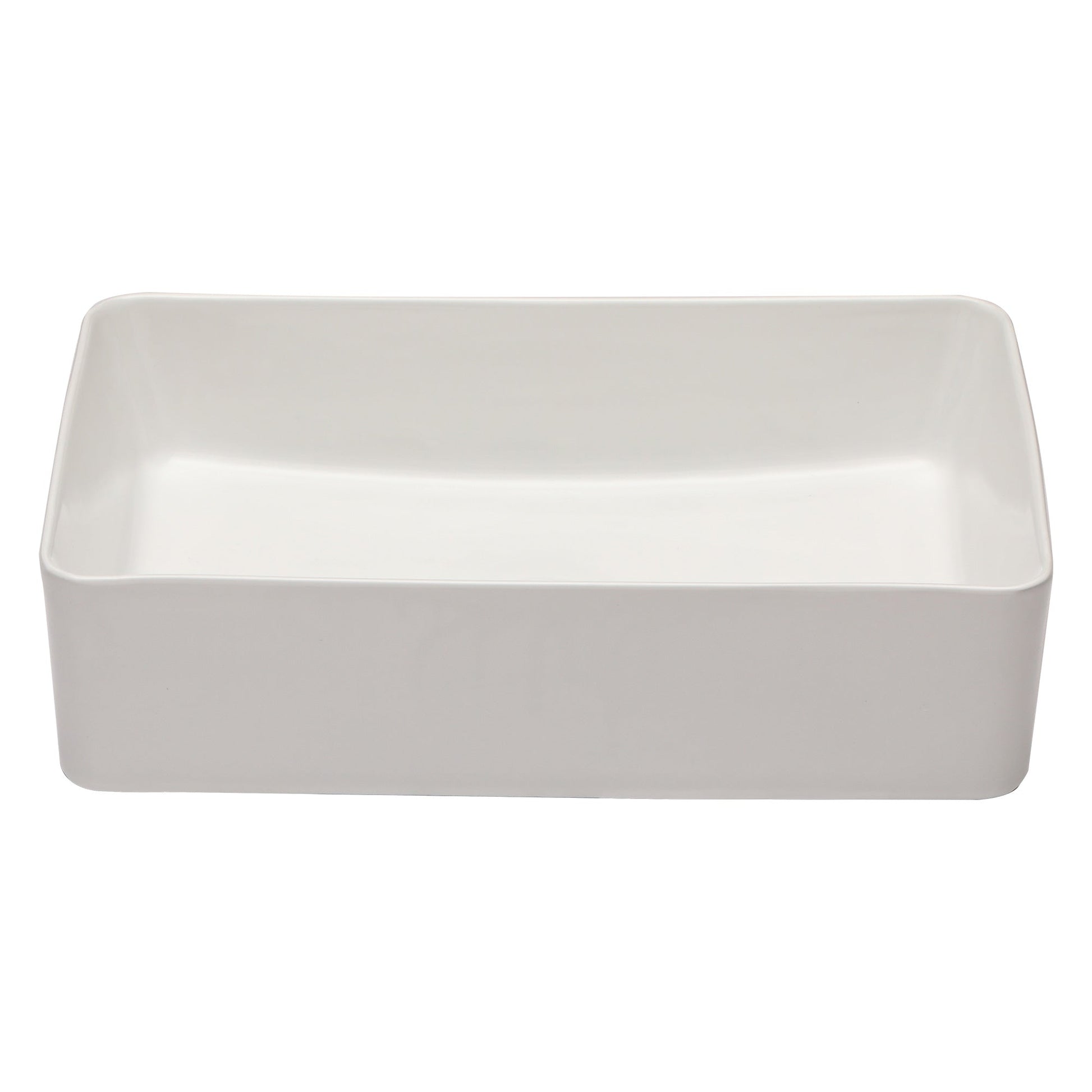 Lordear 21" x 14" White Ceramic Countertop Rectangular Vessel Bathroom Sink  from Lordear