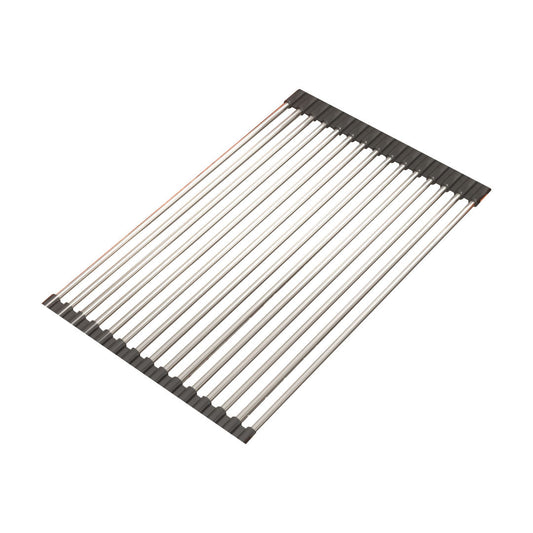 Lordear 15.7" Stainless Steel Black Kitchen Roll-Up Dish Rack  from Lordear