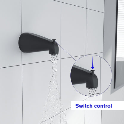 Lordear 10" Stainless Steel Wall Mounted Round Rainfall Shower Head with Bathroom Faucet  from Lordear