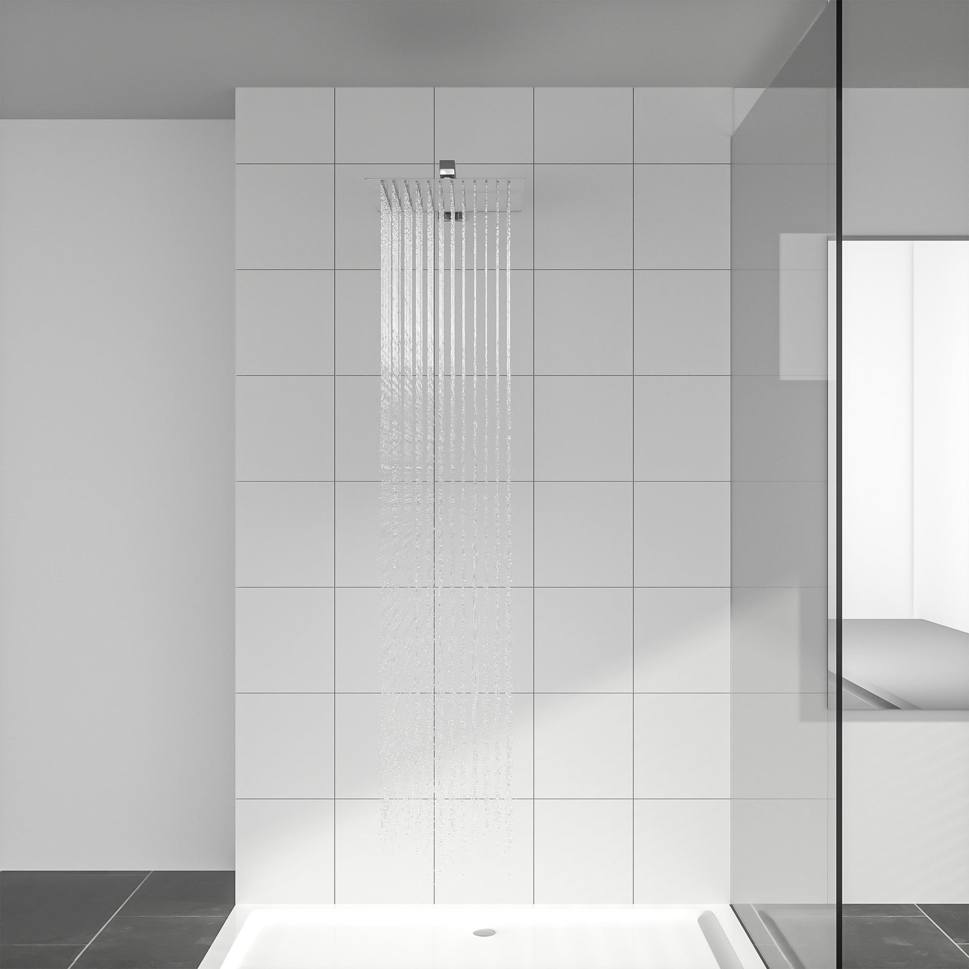 16 Inch Rainfall Shower Head Dripping Full Body Coverage Stainless Steel | 12 Inch Shower System, big sale, Black Friday, Rain Shower Head, Rainfall Shower, Rainfall Shower Head, Rainfall Shower Head Dripping, Shower, Shower Faucets & Systems, Shower Head, Shower Heads, Shower Room, shower time, Square Shower Head | Lordear