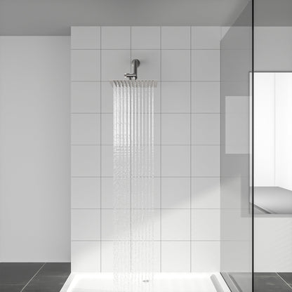 Lordear 12" Stainless Steel Shower Head Dripping with 11" Extension Shower Arm  from Lordear