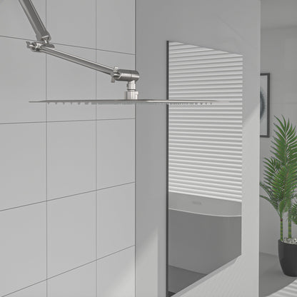 Lordear 12" Stainless Steel Shower Head Dripping with 11" Extension Shower Arm  from Lordear
