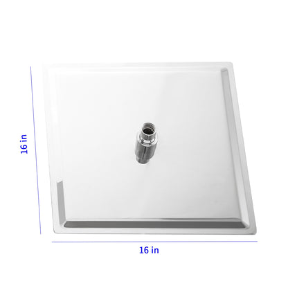 16 Inch Rainfall Shower Head Dripping Full Body Coverage Stainless Steel | 12 Inch Shower System, big sale, Black Friday, Rain Shower Head, Rainfall Shower, Rainfall Shower Head, Rainfall Shower Head Dripping, Shower, Shower Faucets & Systems, Shower Head, Shower Heads, Shower Room, shower time, Square Shower Head | Lordear