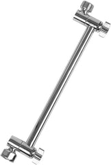 Lordear 11" Brass Wall Mounted Adjustable Chrome Rainfall Shower Head Extender Arm  from Lordear