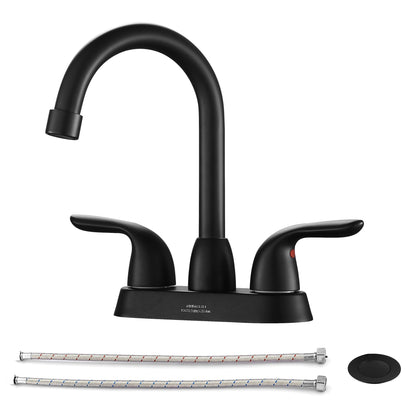 Lordear Brass Deck Mount Dual Handle Bathroom Faucet  from Lordear