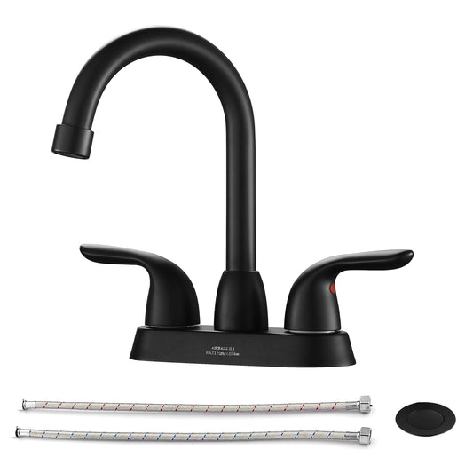 Lordear Brass Deck Mount Dual Handle Bathroom Faucet  from Lordear
