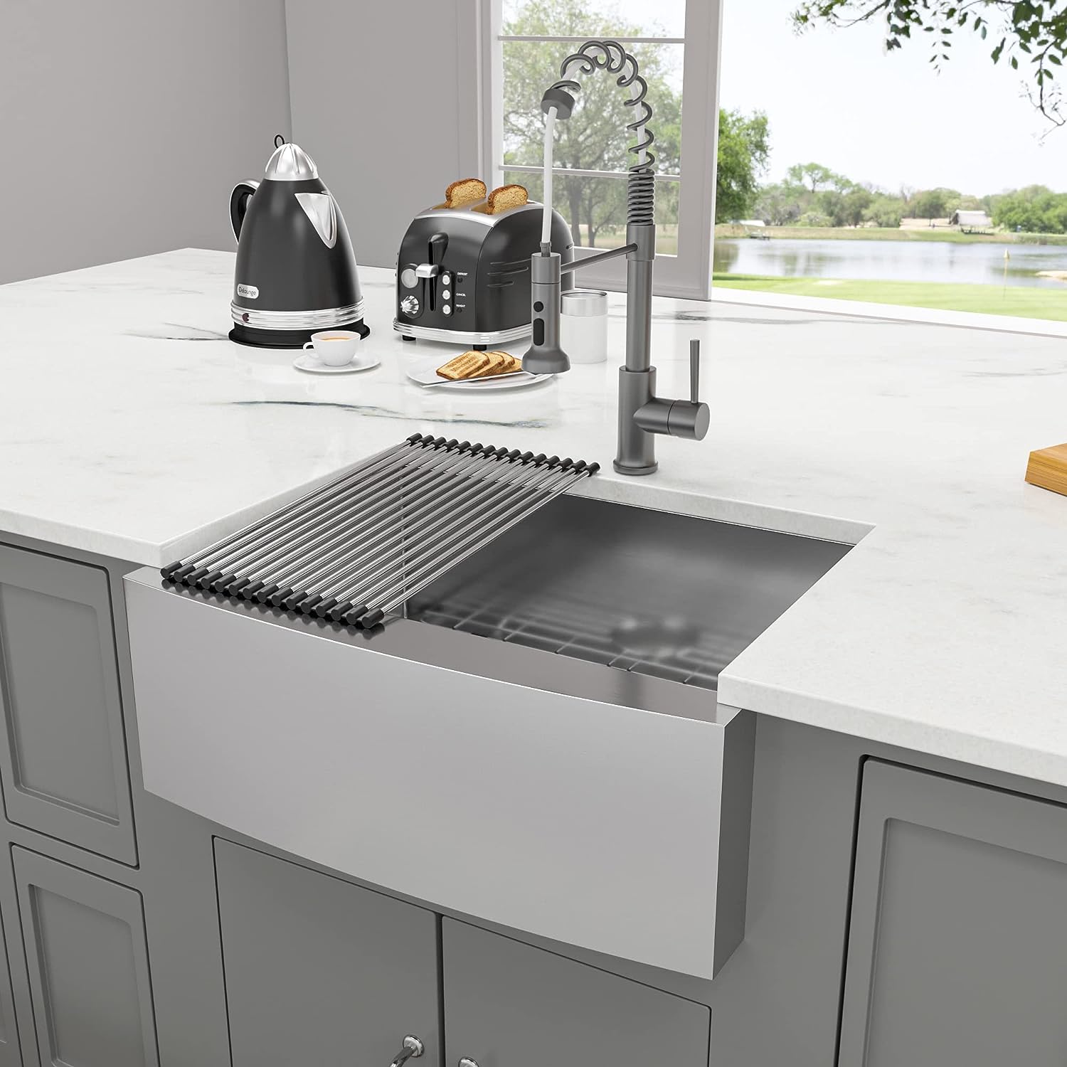 Lordear 27" Stainless Steel Single Bowl Farmhouse Kitchen Sink  from Lordear