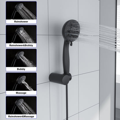 Lordear 10" ‎Stainless Steel Wall Mounted Matte Black Round Rainfall Shower Head  from Lordear