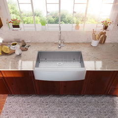 Lordear 30'' x 21'' Stainless Steel Single Bowl Apron Front Farmhouse Kitchen Sink  from Lordear