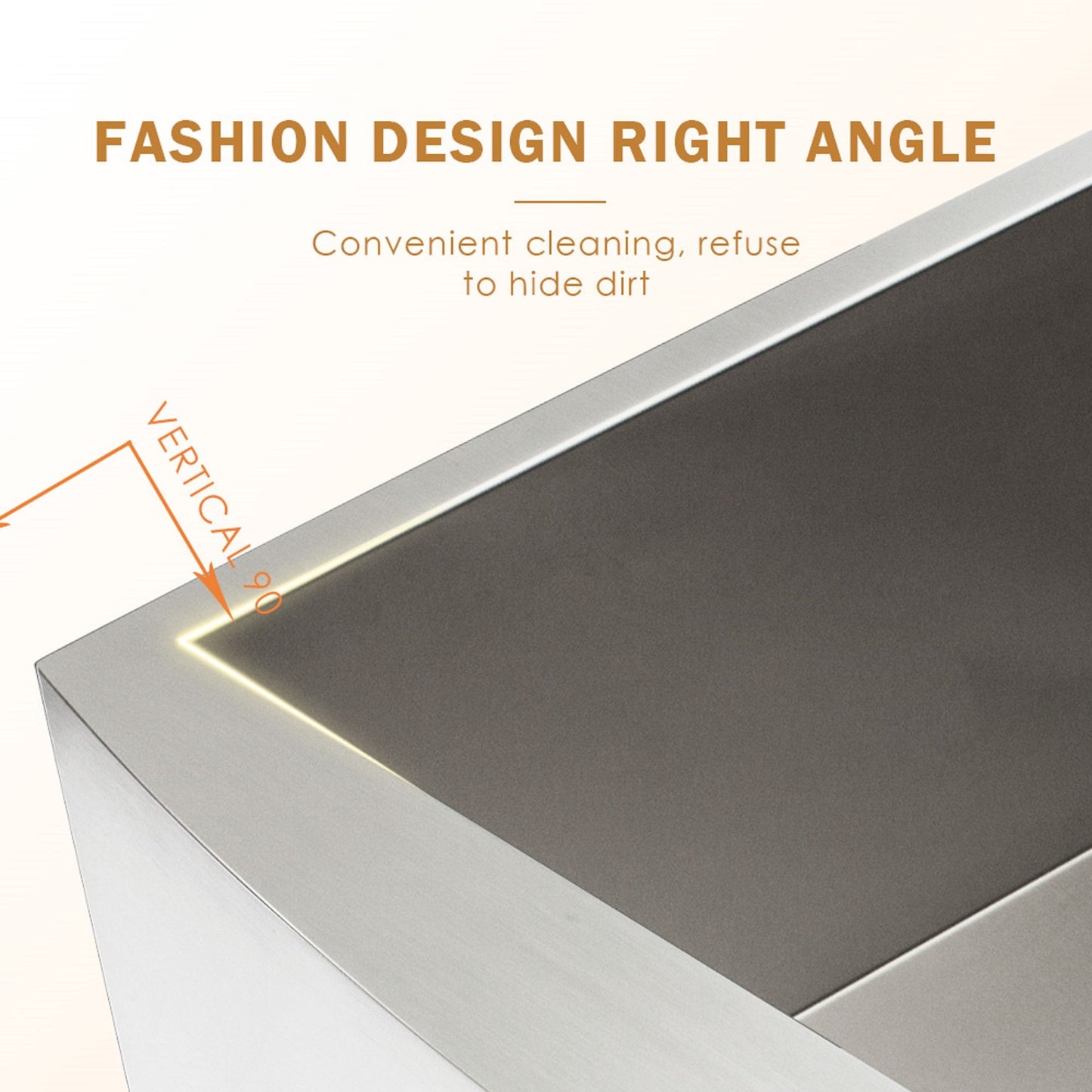 Lordear Stainless Steel Single Bowl Apron Front Farmhouse Workstation Kitchen Sink  from Lordear