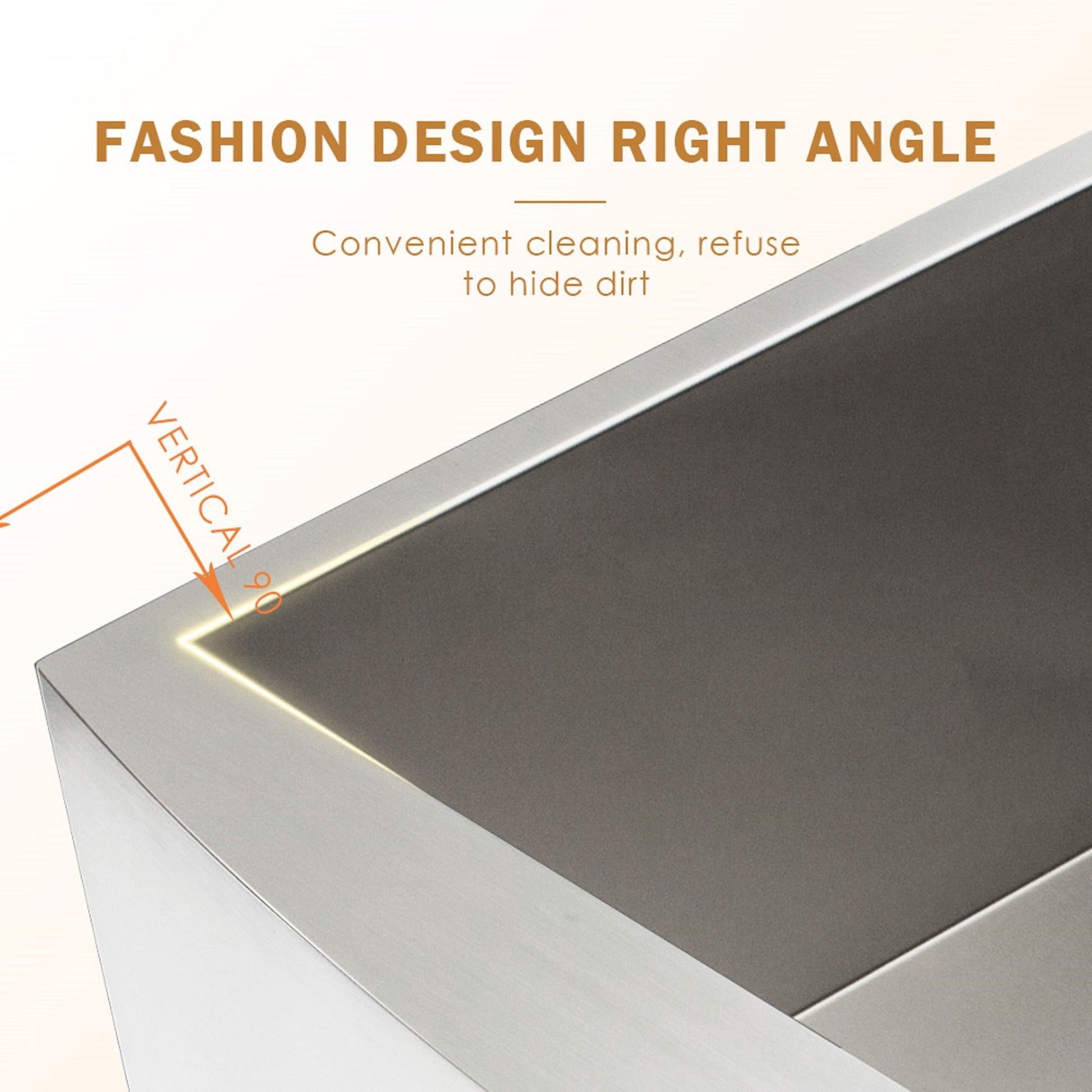 Lordear Stainless Steel Single Bowl Apron Front Farmhouse Workstation Kitchen Sink  from Lordear