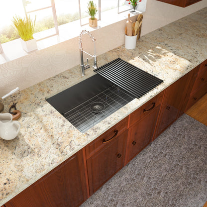Lordear 30" x 18" Stainless Steel Gunmetal Balck Undermount Kitchen Sink  from Lordear