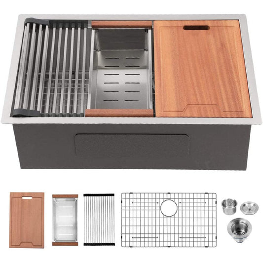 Lordear 30'' x 19'' Stainless Steel Undermount Workstation Kitchen Sink  from Lordear 755